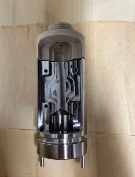 Machined part, November 2023