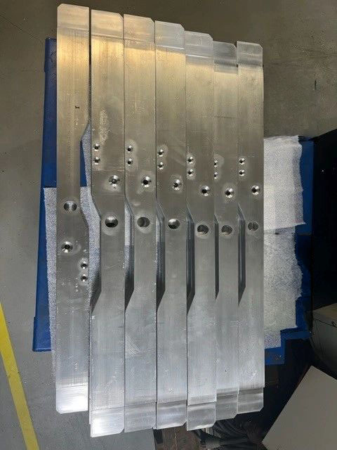 MFC machined plates
